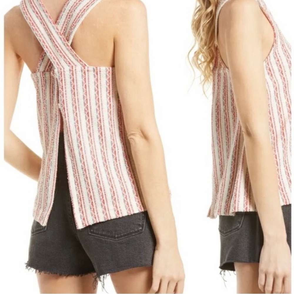 Madewell Red White and Blue Tank